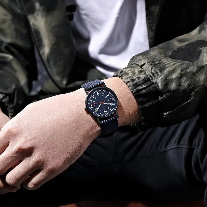 Luminous Men Sport Military Watch Shock Resistant Wristwatches Simple Nylon Band Male Army Wrist Watch Quartz Relogio Masculino - BeeTrendyShop.COM