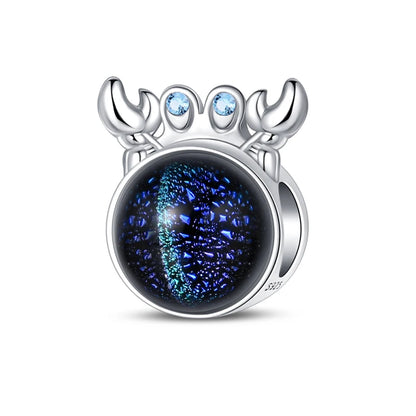 925 Sterling Silver Blue Crab & Red Lobster Charm Bead – Ocean DIY Jewelry