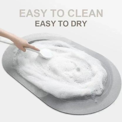 Diatom Bath Mat – Non-Slip Super Absorbent Quick-Dry Bathroom Rug | Nordic Minimalist Design 30x40cm