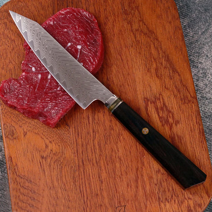 DIY VG10 Damascus Steel Knife Blank – Sharp Chef & Utility Knife Making Material