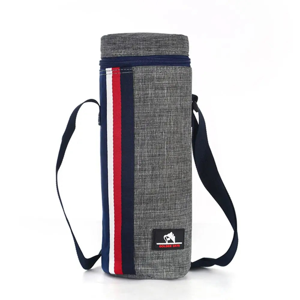 1.5L Insulated Water Bottle Cooler Bag – Thermal Oxford Cloth Tote for Camping & Travel