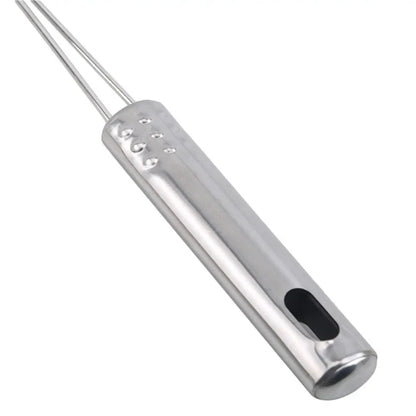 Stainless Steel Fry Basket & Oil Drain Skimmer – Wire Mesh Scoop for Deep Frying