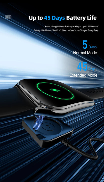 Ultra Thin Smartwatch 1.96" AMOLED – Always-On Display, Call Reminder, Compatible with Huawei & Android