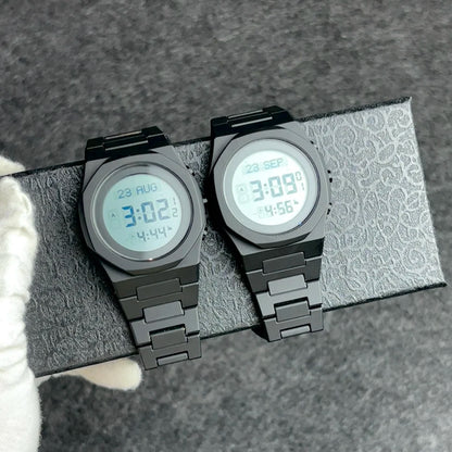Muslim Digital Watch – Qibla Direction, Hajj Time Reminder, Waterproof, Luxury Fashion Men's
