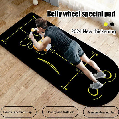 Non-Slip Yoga Mat – Shock Absorbing Exercise Mat for Home Pilates, Yoga & Floor Workouts