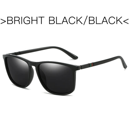 Men's Polarized Sports Sunglasses – UV400 Mirror Square Fishing Eyewear
