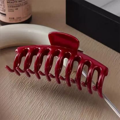 Large Geometric Hair Claw Clip Set – Cross Matte French Hairgrip for Women (1/2/4/6Pcs)