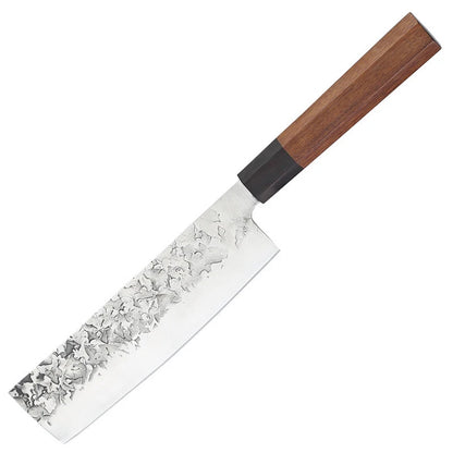 Forged Japanese Chef Knife – Professional Kiritsuke, Santoku & Nakiri Kitchen Knives