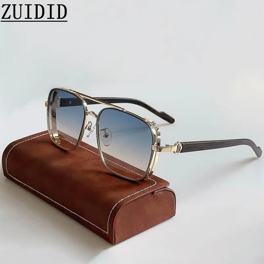 Sunglasses For Men Square Sunglasses Women Trendy Luxe Vintage Fashion Glasses Retro Steampunk Shades Gafas De Sol Hombre