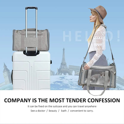 Airline Approved Pet Carrier – Soft Sided for Cats & Dogs