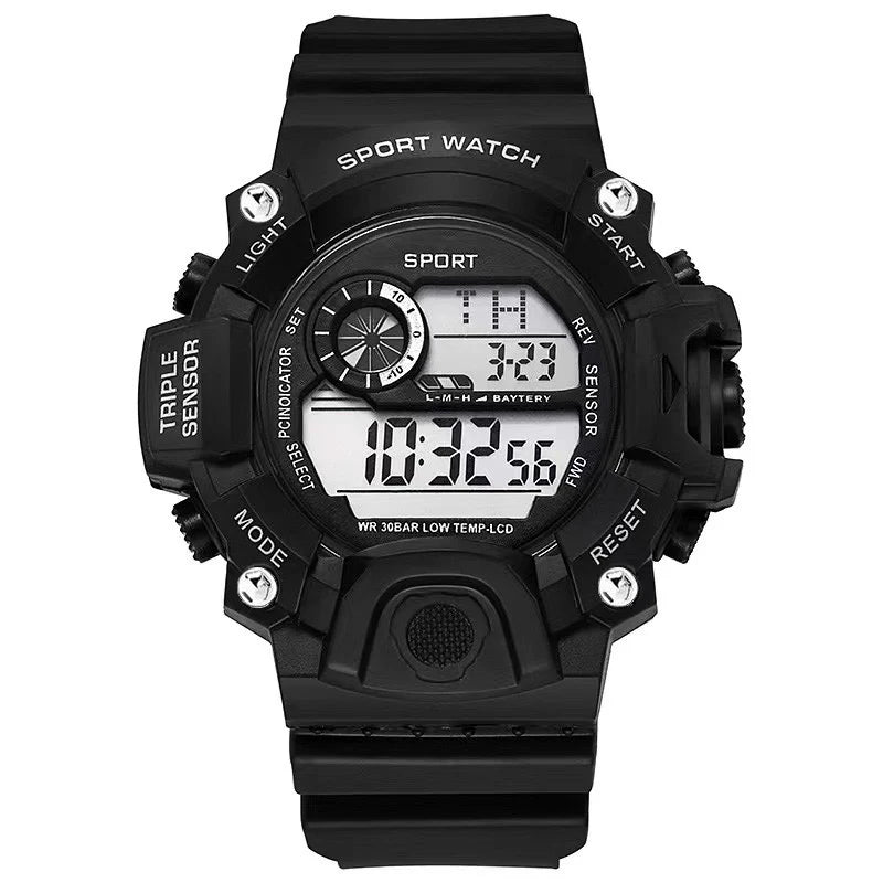 Men's watch digital sports electronic watch multi-function luminous alarm clock men's sports watch clock electronic watch gift