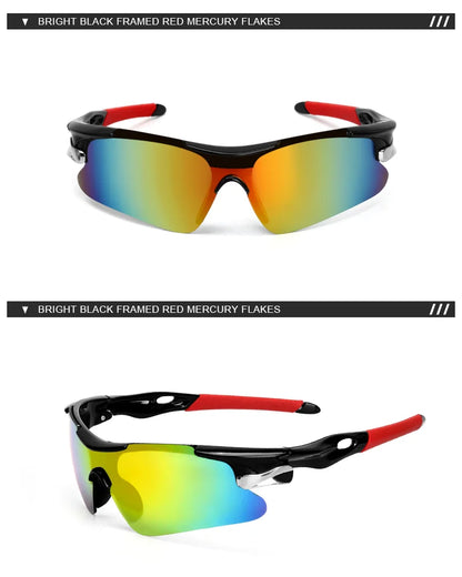 RIDERACE Cycling Sunglasses – UV400 Road & MTB Bike Protection Goggles Unisex