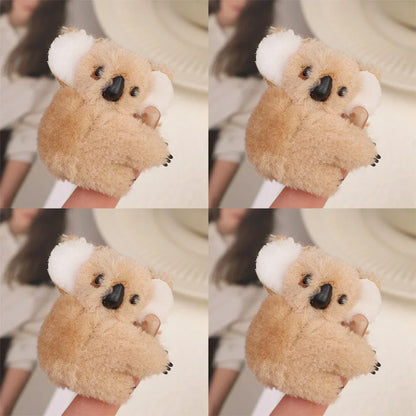 3D Plush Koala Hair Claw Clip – Cute Animal Barrette for Women & Girls