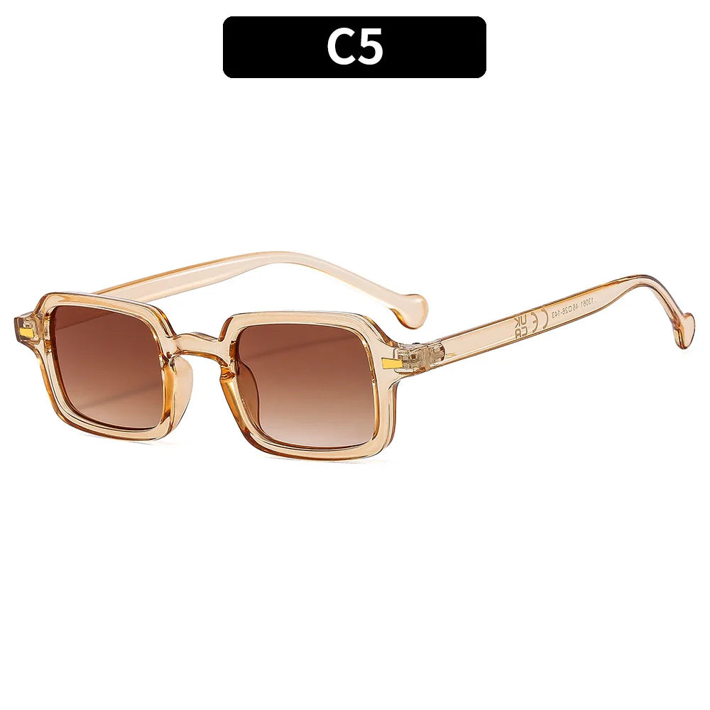 RMM Luxury Rectangle Sunglasses – Vintage Mirror UV400 for Women & Men