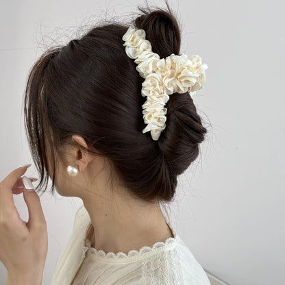 Large Vintage Hair Claw Clip – Elegant Fascinator for Women & Girls