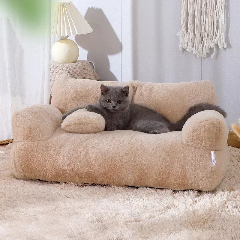 4-Season Removable Pet Sofa Bed - Extra Large Washable Bed for Cats & Dogs