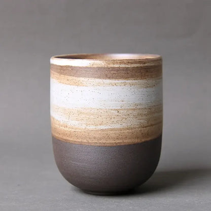 Ceramic Kung Fu Tea Cup 130ML – Handmade Porcelain Coffee Water Mug
