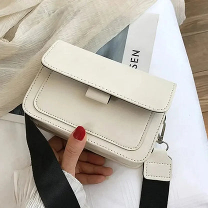 Crossbody Bag PU Leather Fashion Bags for Women Travel Handle Handbag Fashion Shoulder Messenger Bag Ladies Small Flap Bag - BeeTrendyShop.COM