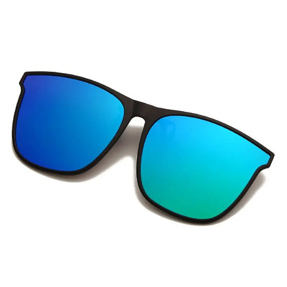 Photochromic Clip-On Sunglasses – Polarized Anti-Glare Night Vision Driver Glasses