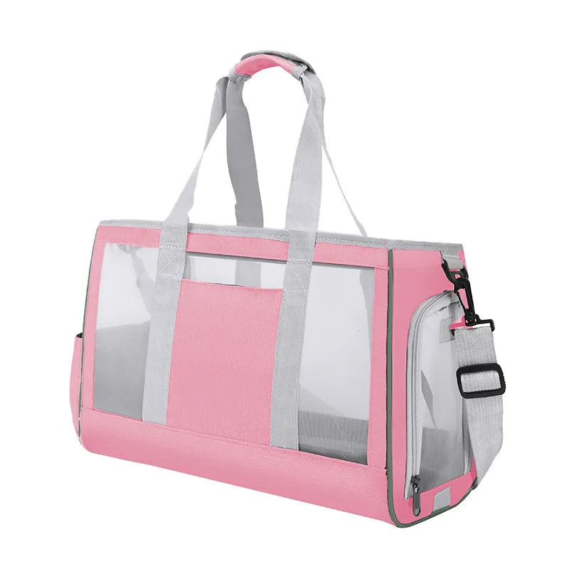Soft-Sided Pet Carrier Bag – Airline Approved, Foldable, Up to 15 lbs