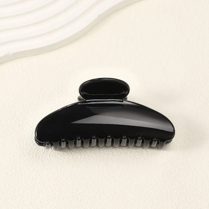11CM Large Hair Claw Clip – Simple Plastic Crab Clamp for Women & Girls