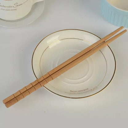 Handmade Natural Bamboo Chopsticks – 24cm Reusable Sushi & Kitchen Tableware
