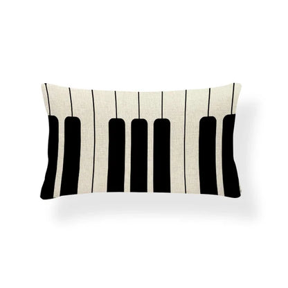 Nordic Geometric Zigzag Rectangle Cushion Cover – Cotton Linen Throw Pillow Cover 30x50CM