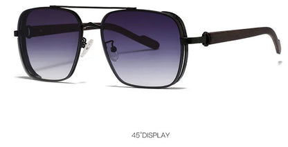 Luxury Vintage Steampunk Sunglasses – Wood Frame Polarized Photochromic Lenses