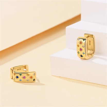 Pandach 925 Silver Pearl Bee Star Moon Stud Earrings – Trending Fashion Jewelry for Women