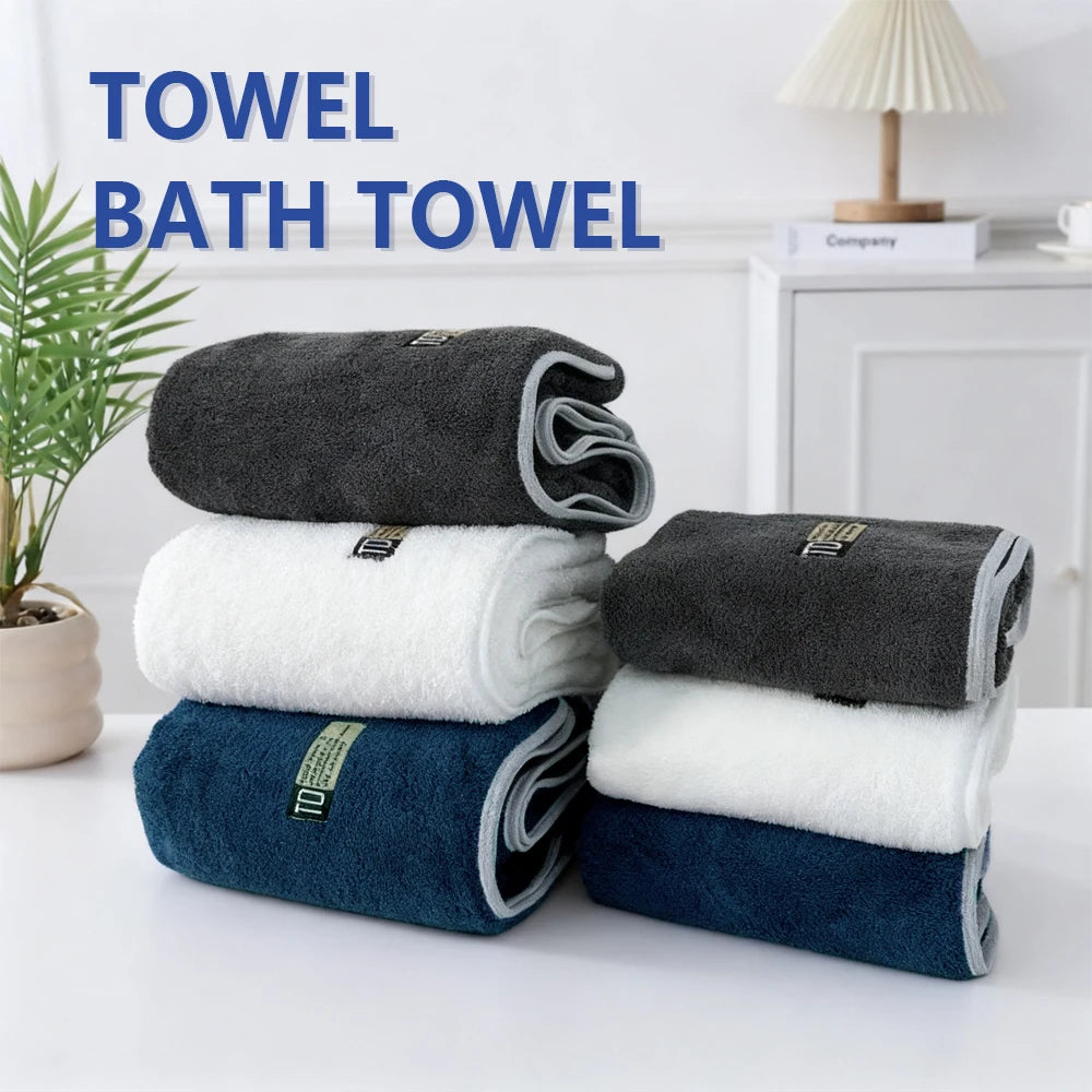 Luxurious Style Bath Towel and towel, Very Absorbent, Not Easy to Shed And Fade, Essentials, Suitable for Family And Friends