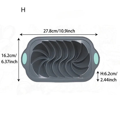 Silicone Bakeware Set – Non-Stick Flower & Assorted Shape Cake Molds for Muffins & Chocolates