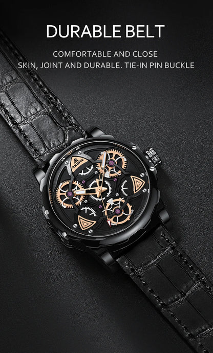 A high-end men's watch with cool retro and trendy style quartz watch - BeeTrendyShop.COM