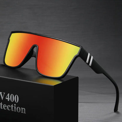 Fishing Sunglasses – UV400 Square Outdoor Sport Driving Shades for Men & Women