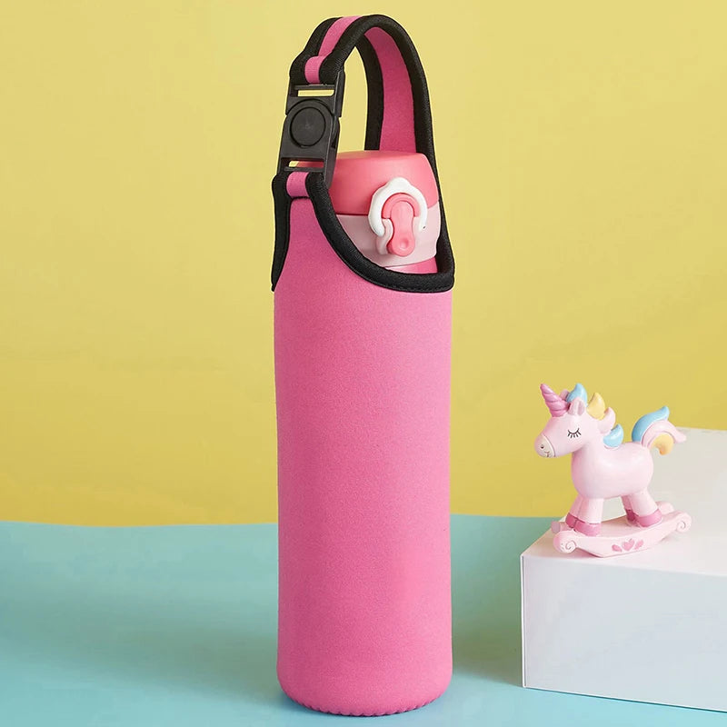 Portable Water Bottle Sleeve Bag – Insulated Can & Bottle Carrier for Travel & Gym
