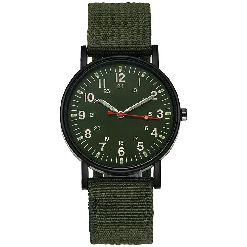 Luminous Men Sport Military Watch Shock Resistant Wristwatches Simple Nylon Band Male Army Wrist Watch Quartz Relogio Masculino - BeeTrendyShop.COM