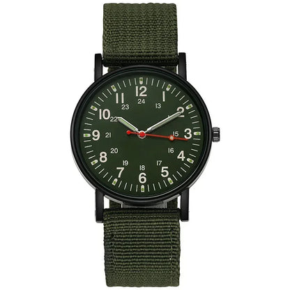 Luminous Men Sport Military Watch Shock Resistant Wristwatches Simple Nylon Band Male Army Wrist Watch Quartz Relogio Masculino - BeeTrendyShop.COM