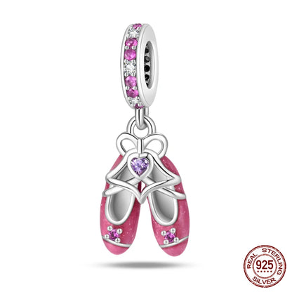 925 Sterling Silver Chameleon Luminous Butterfly Charm Bead – DIY Jewelry