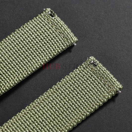 Nylon Canvas Watch Band Woven Soft Belt Universal Bracelet for Men Women Sport Military Universal  Wristband 18mm 20mm 22mm 24mm