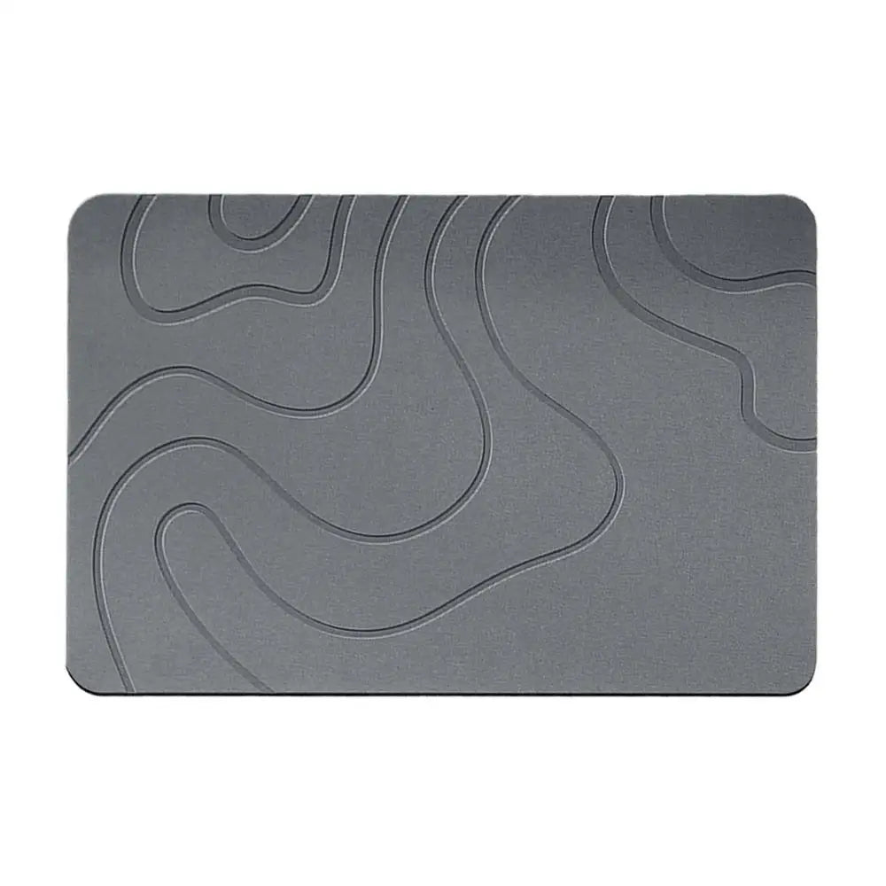 Diatomite Stone Bath Mat – Quick-Dry Super Absorbent Shower & Entryway Rug | Indoor Floor Mat