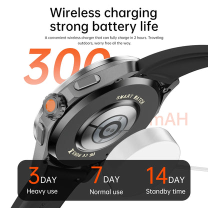 S4 Ultra Outdoor Sport Smartwatch – AMOLED HD, NFC, GPS, Heart Rate, Bluetooth Call