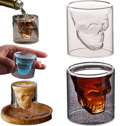 Double Bottom Crystal Cocktail Glass – Multi-Use Bar Drinkware