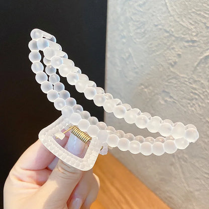 Large Clear Hair Claw Clip – 4.5-Inch Transparent Hairpin for Thick & Thin Hair (3Pcs)