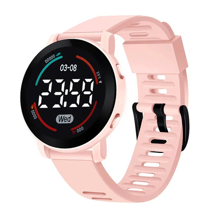 Children's Watches Fashion Digital Watches for Kids Waterproof Sport LED Electronic Wristwatch Simple Boys Girls Student Clock - BeeTrendyShop.COM
