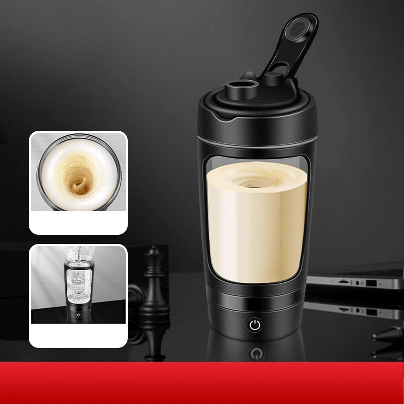650ml USB Electric Portable Whey Protein Shaker bottle