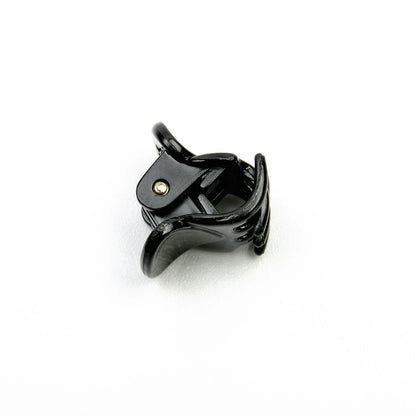 Mini Black Hair Claw Clips – Plastic Ponytail Hairpins for Women & Girls (10/20/30Pcs)
