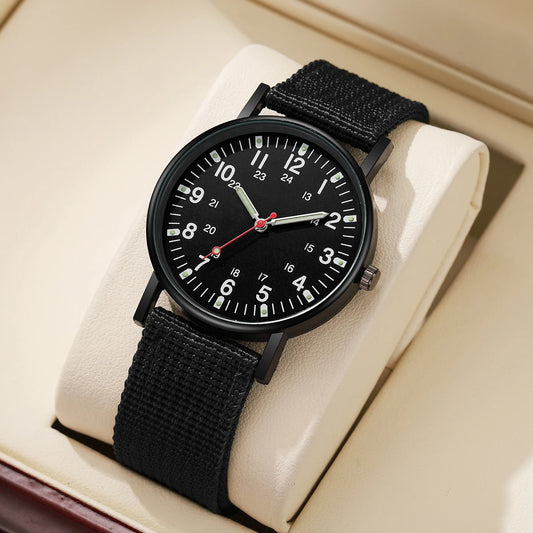Men Watches Casual Nylon Band Sports Watch Anlog Quartz Military Wristwatches Relogio Masculino Reloj Hombre