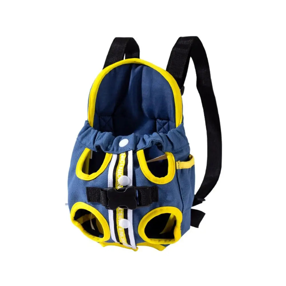 Front Pack Pet Carrier – Breathable Canvas Bag for Dogs & Cats