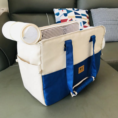 Pet Carrier Shoulder Bag for Cats & Small Dogs – Breathable Travel Bag