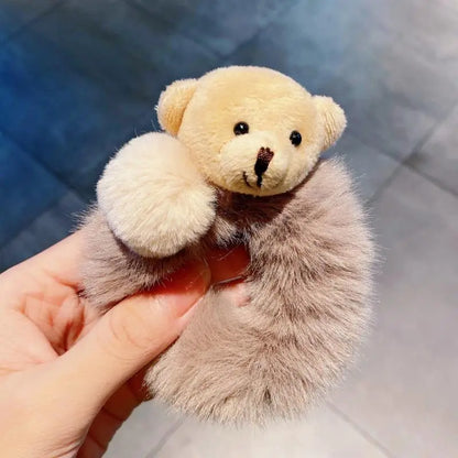 Korean Bear Scrunchies - BeeTrendyShop.COM