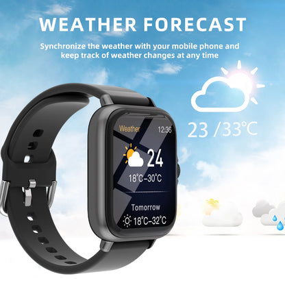 Waterproof Smartwatch 1.83" – Answer Calls, Sleep Monitor, Pedometer, Sports & Alerts